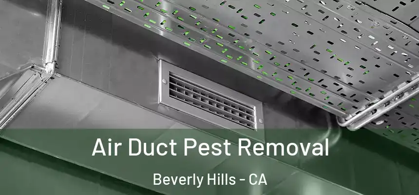  Air Duct Pest Removal Beverly Hills - CA